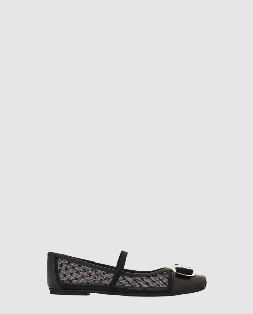 [FERRAGAMO-페레가모]새로운 Vara 브랜드 발레 플랫 01J853