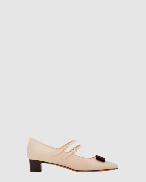 [FERRAGAMO-페레가모]바라 보우가 달린 메리 제인 01J915