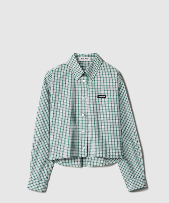 레플리카|이미테이션 miumiu-미우미우체크-셔츠-mk1659