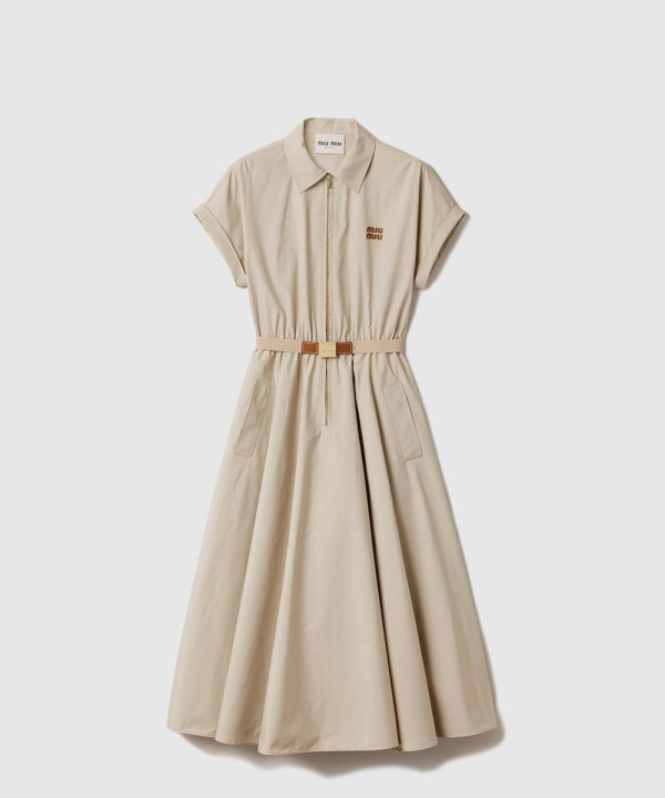 [MIUMIU-미우미우]파나마 코튼 맥시 스커트  MF5900