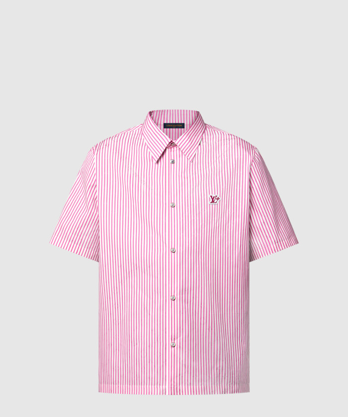 레플리카|이미테이션 louis-vuitton-루이비통모노그램-스트라이프드-쇼트-슬리브드-셔츠-1ahvx4