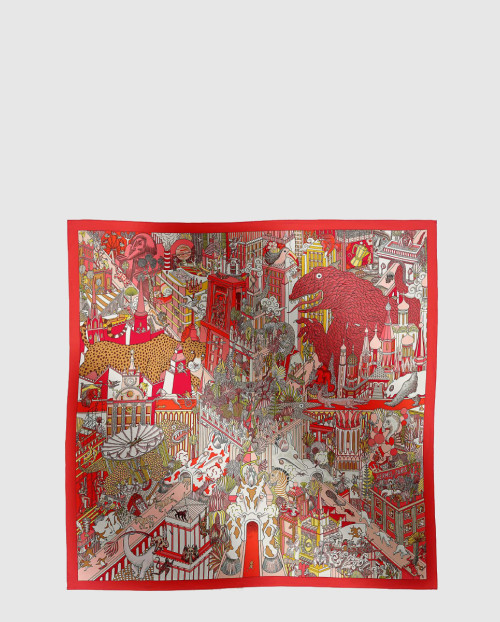 [HERMES-에르메스]Animapolis 숄 140