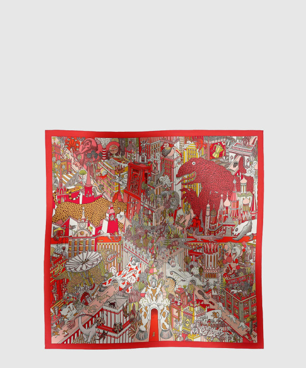 [HERMES-에르메스]Animapolis 숄 140