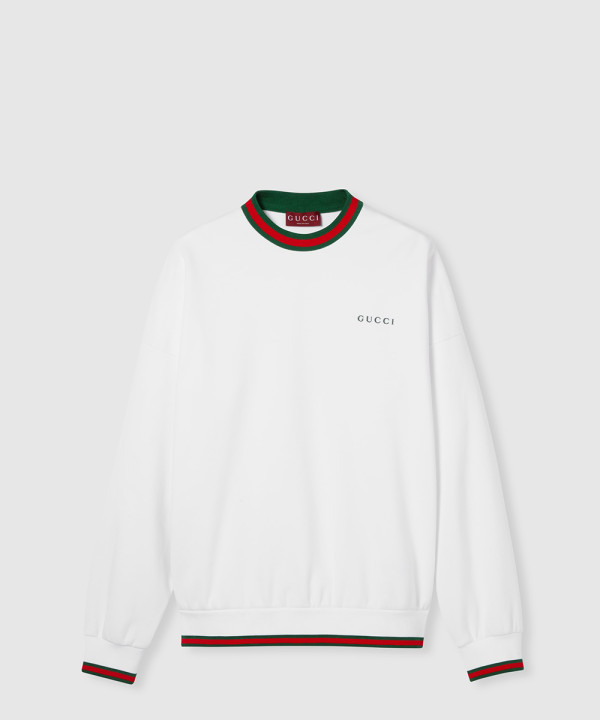 [GUCCI-구찌]웨빙 피케 스웨트셔츠 833932