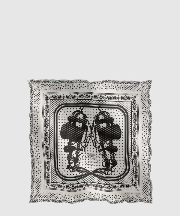 [HERMES-에르메스]Brides de Gala Bandana a Pois 스카프 70