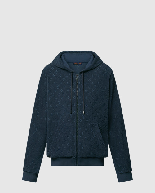 [LOUIS VUITTON-루이비통]모노그램 프렌치 테리 집스루 후디 1AHUX1