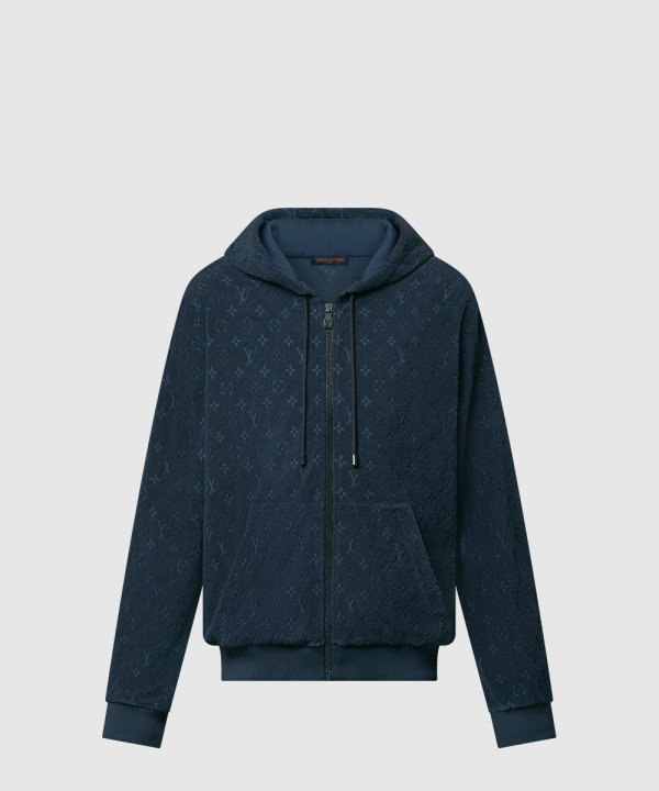 [LOUIS VUITTON-루이비통]모노그램 프렌치 테리 집스루 후디 1AHUX1