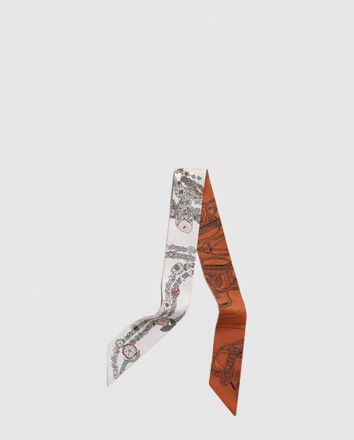 [HERMES-에르메스]Brides de Gala en Fleurs Twilly  방도