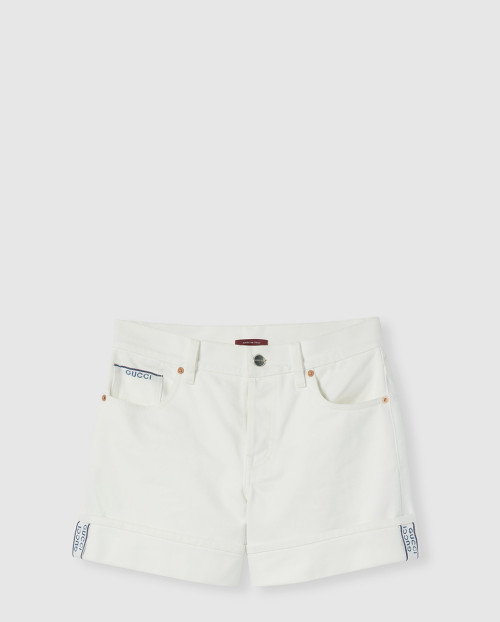 [GUCCI-구찌]코튼 셀비지 데님 쇼츠 ‎836079
