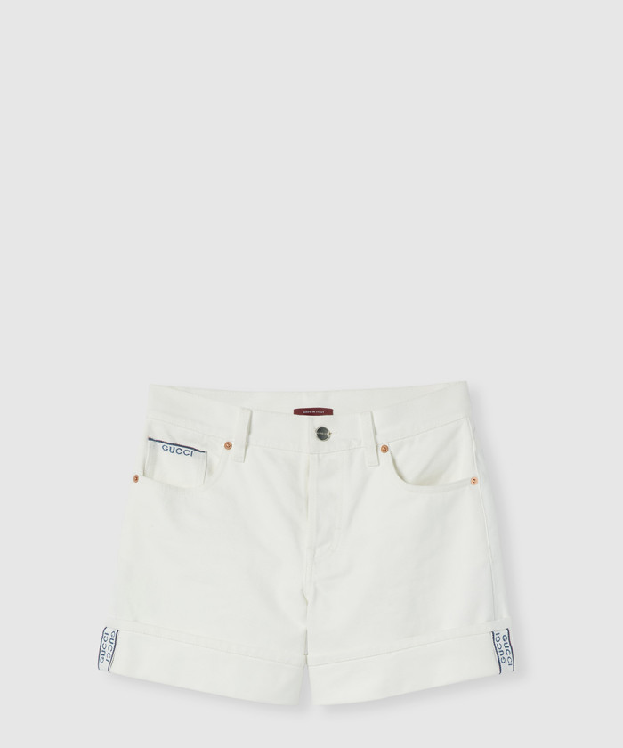레플리카|이미테이션 gucci-구찌코튼-셀비지-데님-쇼츠-836079