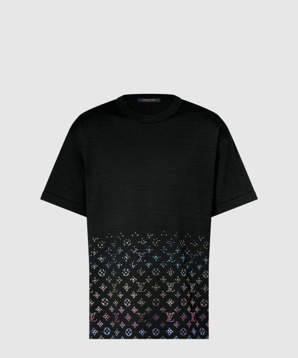 [LOUIS VUITTON-루이비통]모노그램 그라디언트 엠벨리시드 쇼트 슬리브드 크루넥 1AGTLI