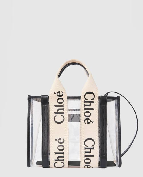 [CHLOE-끌로에]젤리 & 가죽 스몰 Woody 토트백 US397