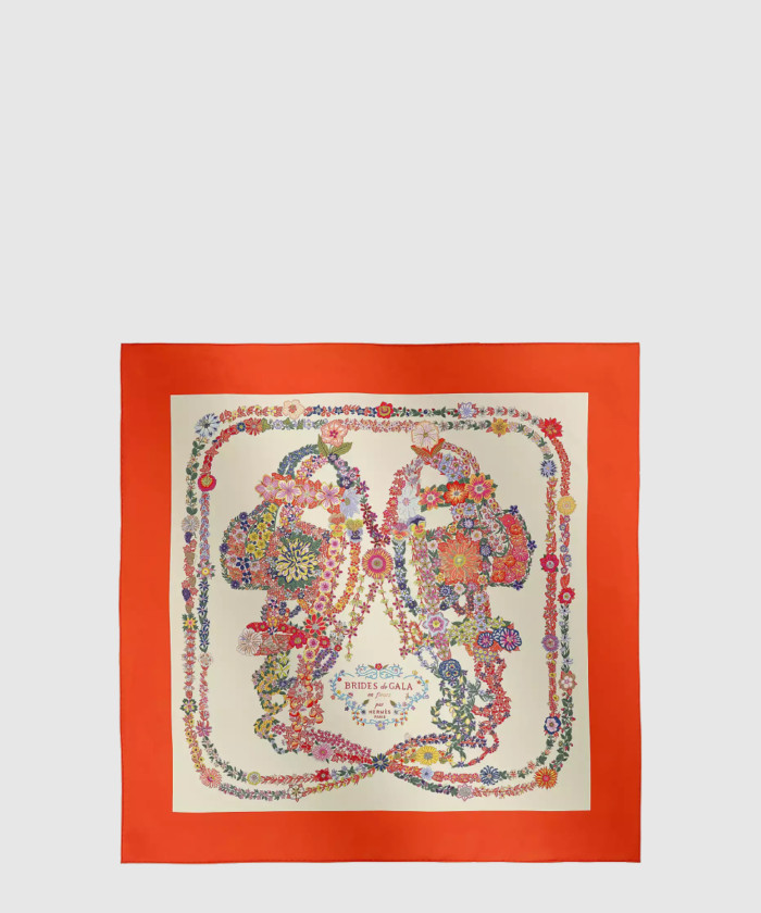 레플리카|이미테이션 hermes-에르메스brides-de-gala-en-fleurs-스카프-90-3