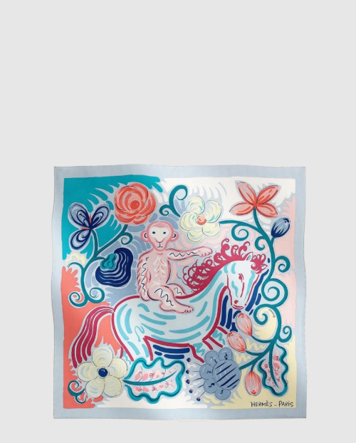 [HERMES-에르메스]Le Cheval de Kazumi 스카프 90