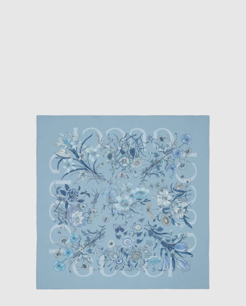 [GUCCI-구찌]프린트 실크 까레 810042