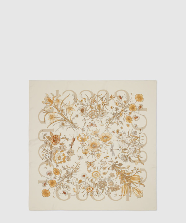 [GUCCI-구찌]프린트 실크 까레 810042