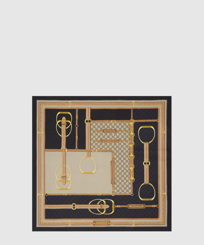 레플리카|이미테이션 gucci-구찌프린트-실크-까레-813625