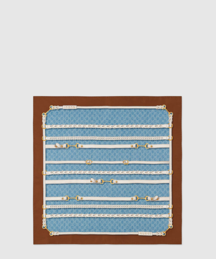 레플리카|이미테이션 gucci-구찌프린트-실크-까레-837925