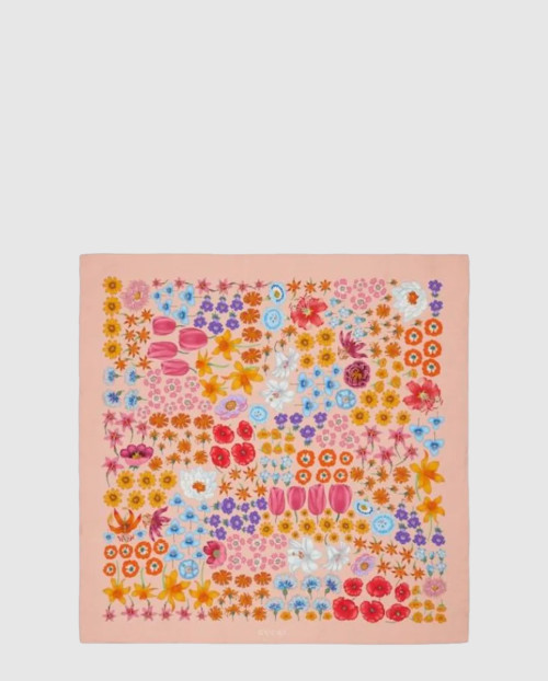 [GUCCI-구찌]프린트 실크 까레 786258