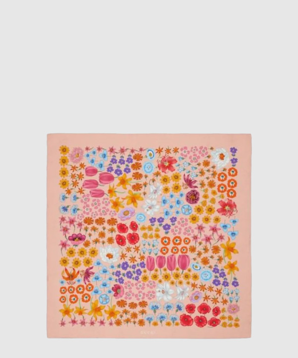 [GUCCI-구찌]프린트 실크 까레 786258