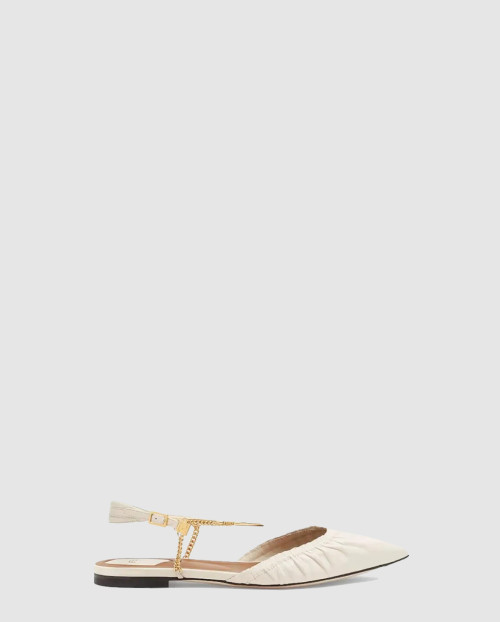 [FENDI-펜디]가죽 플랫 8J8522