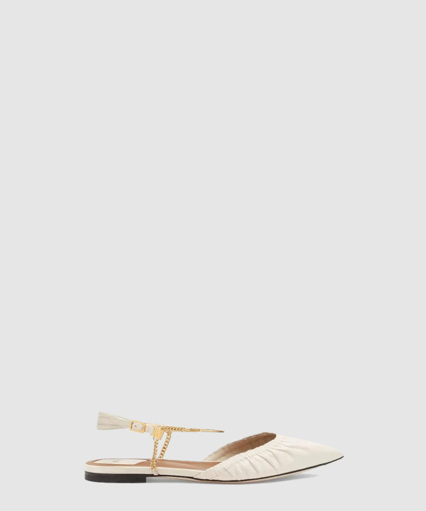 [FENDI-펜디]가죽 플랫 8J8522