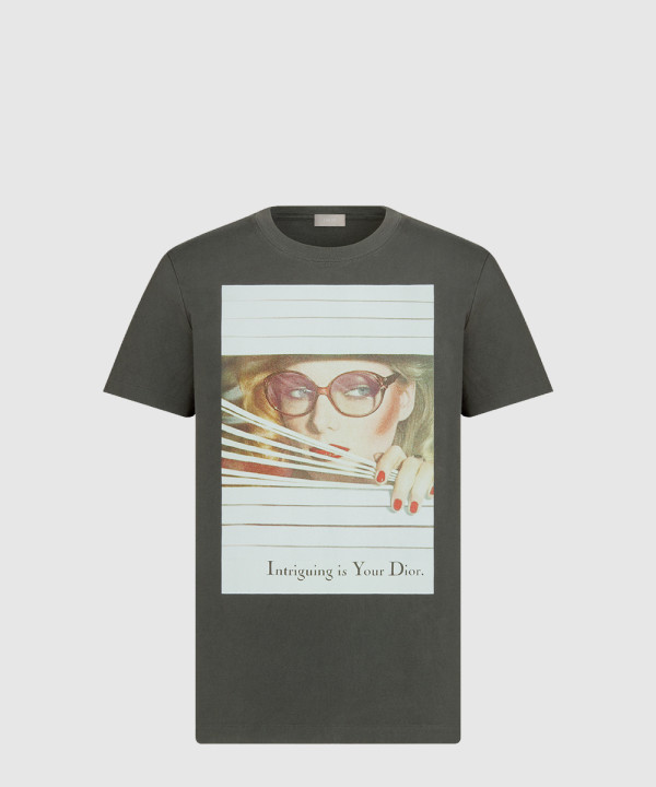 [DIOR-디올]Heritage 프린트 티셔츠 593J6