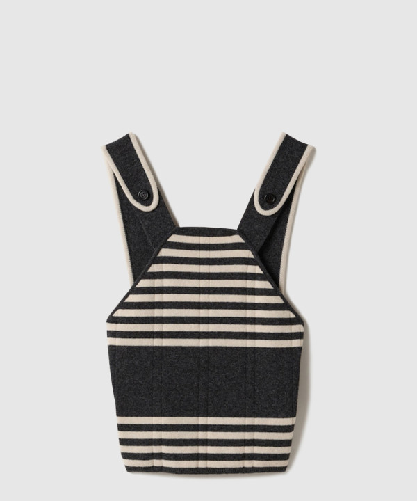 [MIUMIU-미우미우]울과 캐시미어 탱크탑 MMV299