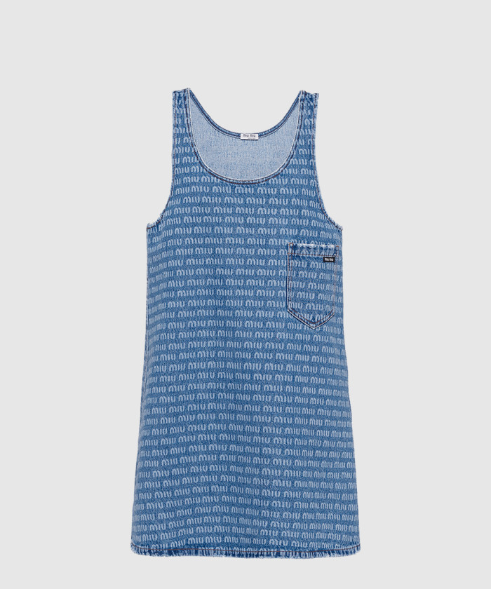 레플리카|이미테이션 miumiu-미우미우데님-점프수트-미니-스커트-gwa186