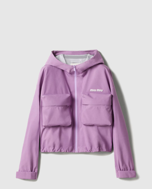 [MIUMIU-미우미우]테크니컬 캔버스 쇼트 재킷 ML1145