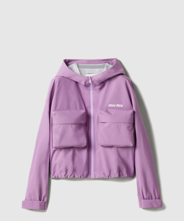 [MIUMIU-미우미우]테크니컬 캔버스 쇼트 재킷 ML1145