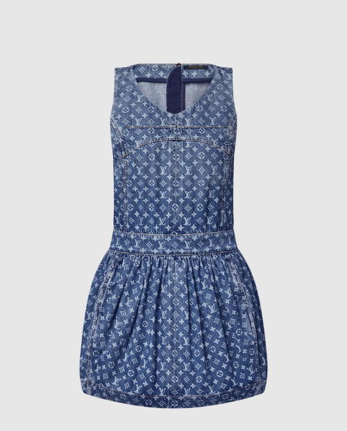 [LOUIS VUITTON-루이비통]모노그램 데님 드레스 1AI080