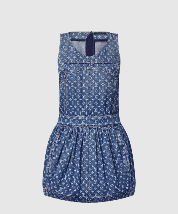 [LOUIS VUITTON-루이비통]모노그램 데님 드레스 1AI080