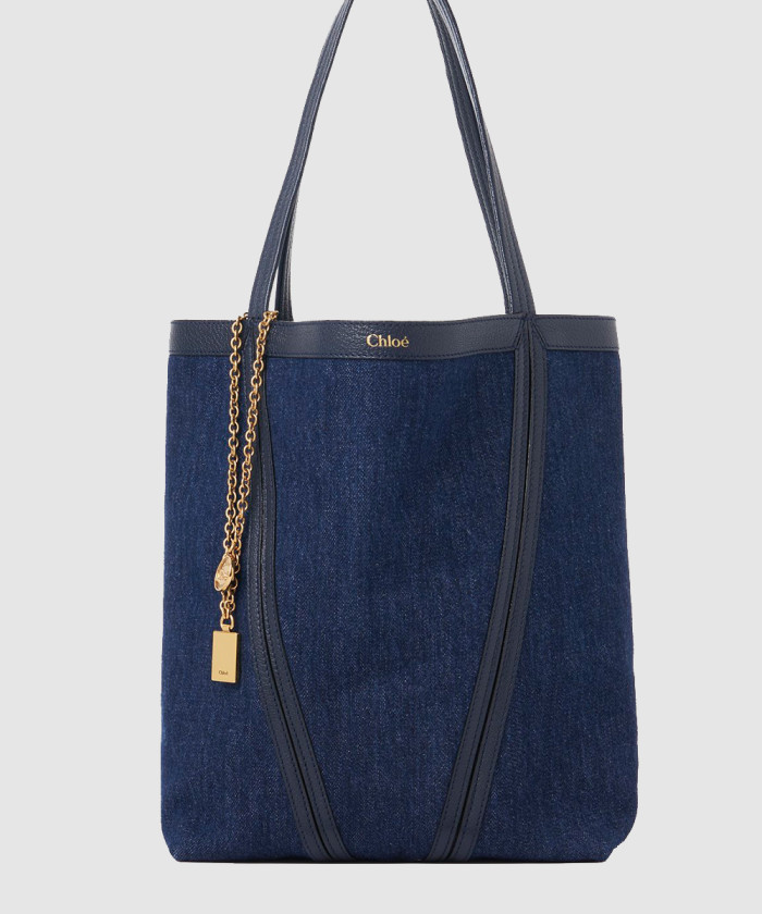 레플리카|이미테이션 chloe-끌로에데님-chloé-spin-토트백-as811