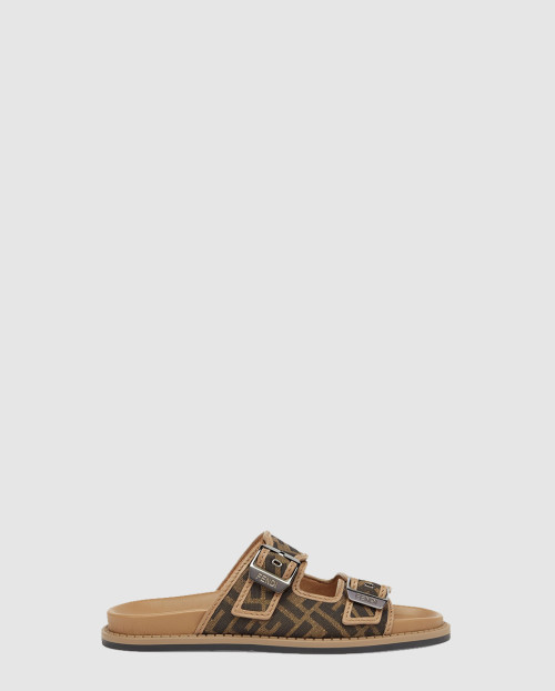 [FENDI-펜디]FF 자카드 패브릭 샌들 7X1604