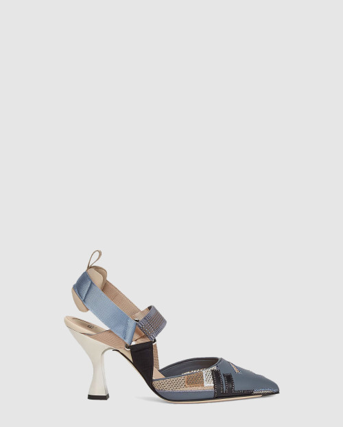 [FENDI-펜디]메쉬 패치 펌프스 8J8527