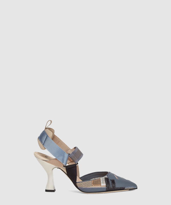 [FENDI-펜디]메쉬 패치 펌프스 8J8527