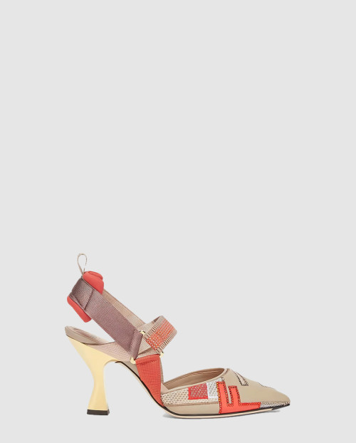 [FENDI-펜디]메쉬 패치 펌프스 8J8527