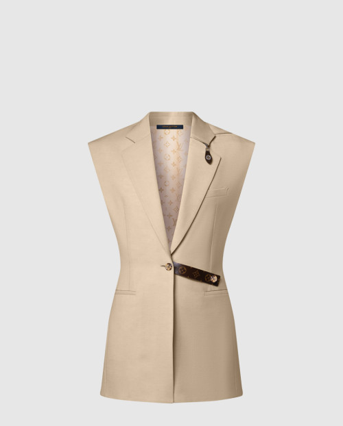 [LOUIS VUITTON-루이비통]모노그램 액센트 슬리브리스 블레이저 1AI883