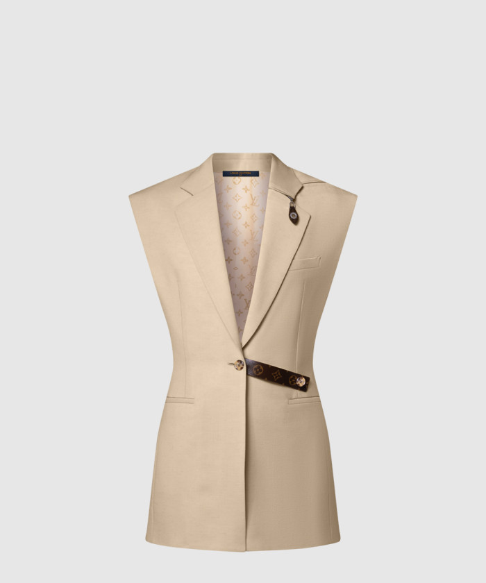 레플리카|이미테이션 louis-vuitton-루이비통모노그램-액센트-슬리브리스-블레이저-1ai883