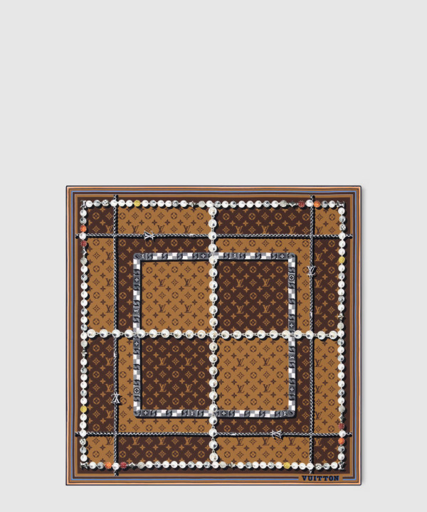 [LOUIS VUITTON-루이비통]댄디 모노그램 (Dandy Monogram) 실크 스퀘어 M94848