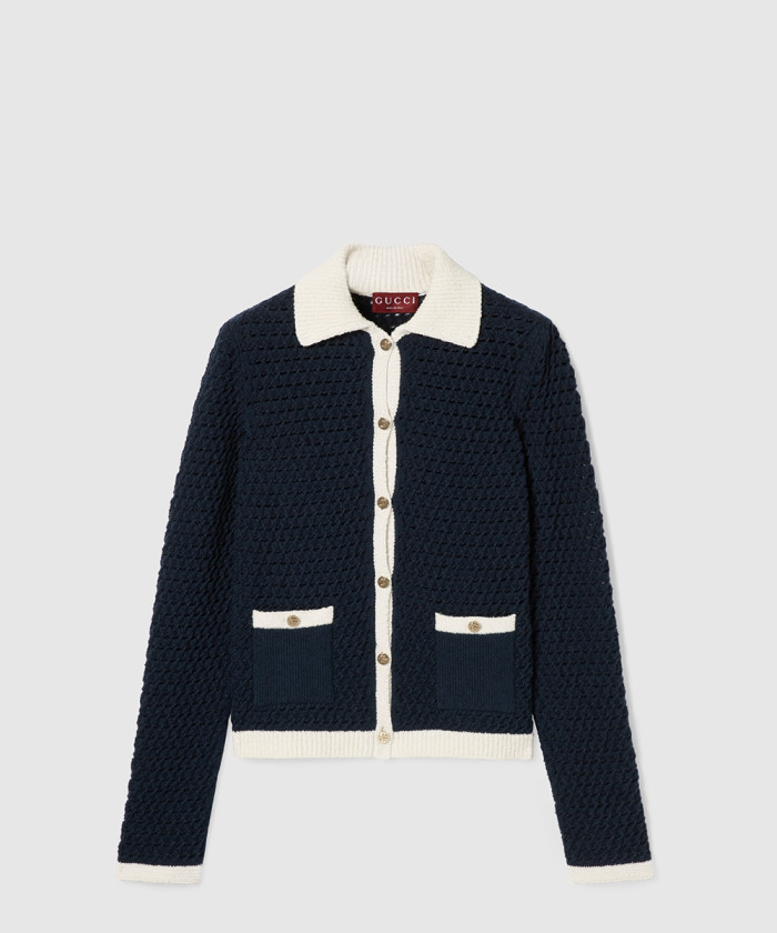 레플리카|이미테이션 gucci-구찌파인-크로셰-코튼-카디건-836184