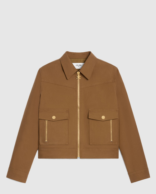 [CELINE-셀린느]웨스턴 블루종 재킷 코튼 트윌 RV0NQ0