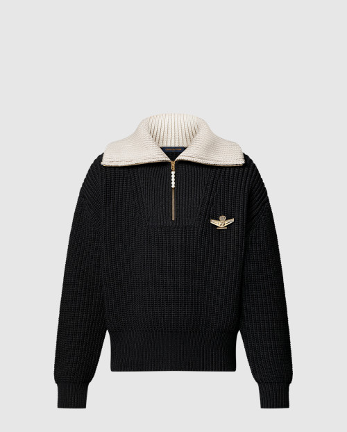 [LOUIS VUITTON-루이비통]청키 울 블렌드 하프 지퍼 풀오버 1AHC11