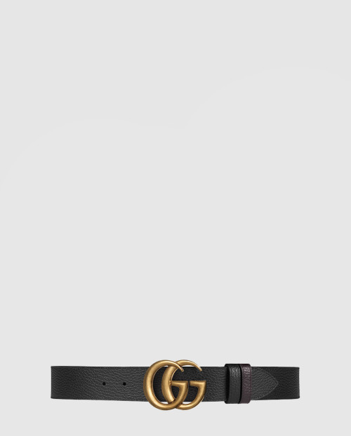 [GUCCI-구찌]더블 G 버클 리버서블 레더 벨트 627055