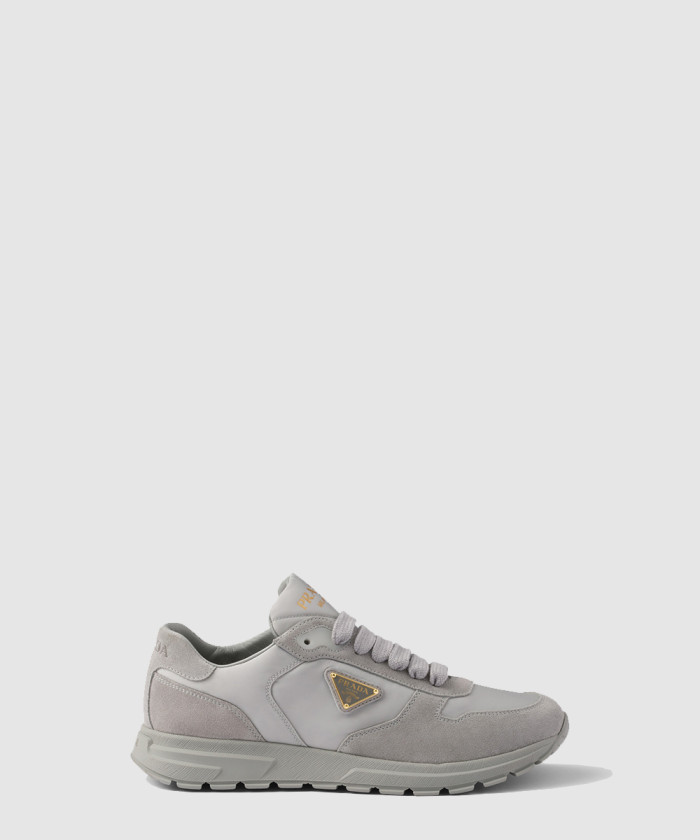 레플리카|이미테이션 prada-프라다프랙스-20-리나일론-및-스웨이드-스니커즈-1e921n-2