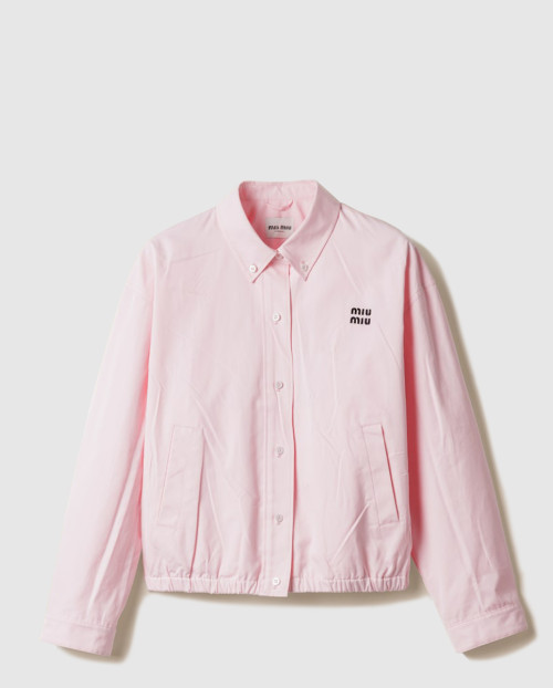 [MIUMIU-미우미우]포플린 블루종 재킷 ML1263