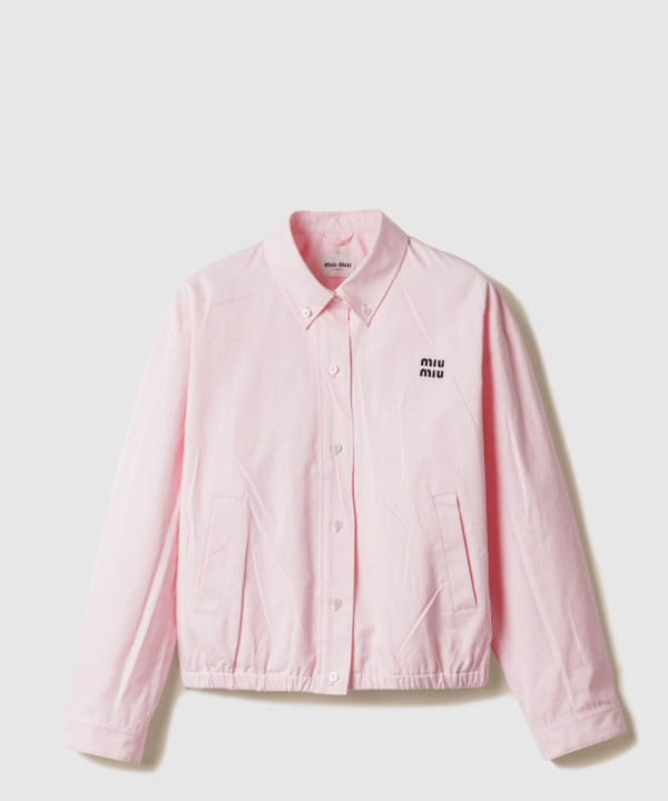 [MIUMIU-미우미우]포플린 블루종 재킷 ML1263