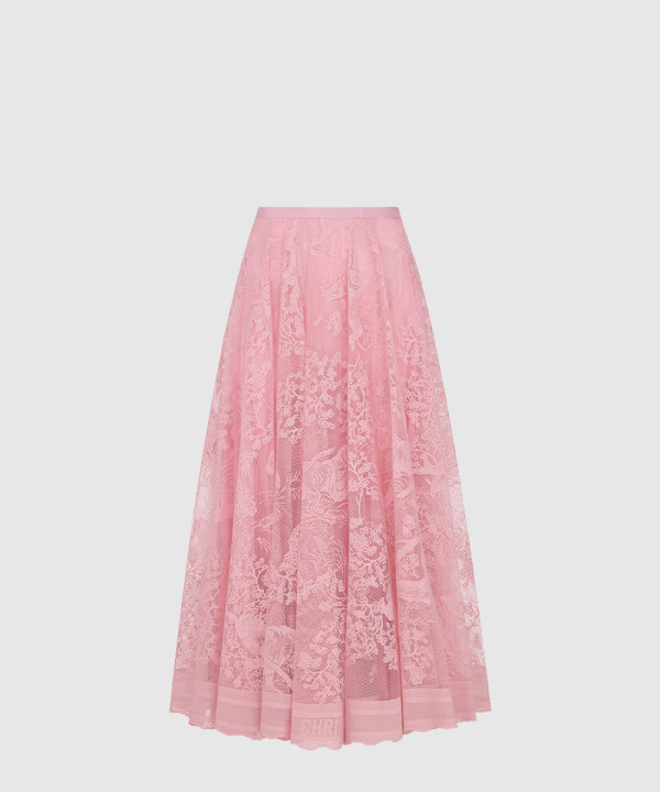 [DIOR-디올]Dioriviera 플레어 미디 스커트 541J7