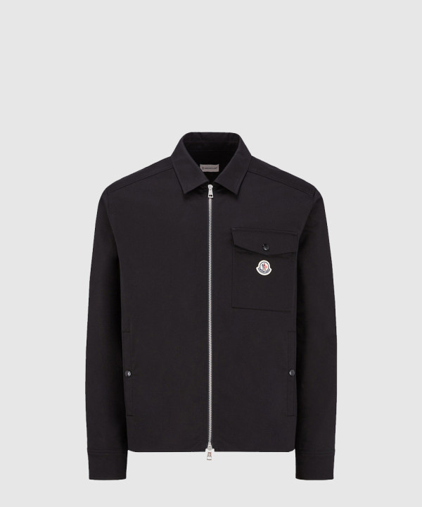 [MONCLER-몽클레어]코튼 개버딘 집업 셔츠 재킷